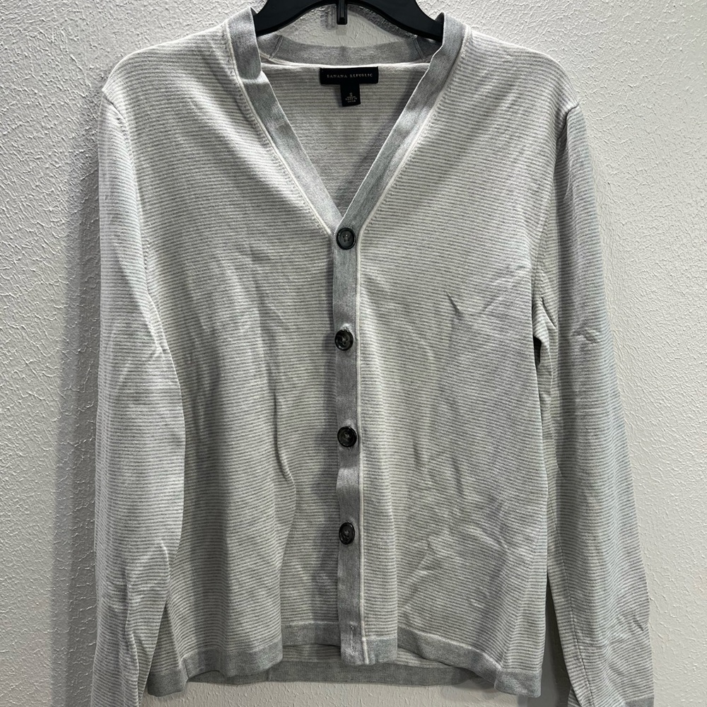 Small Banana Republic Grey Cardigan